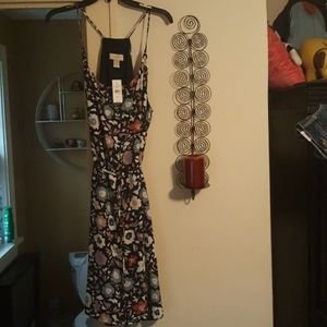 Multi print spring spaghetti strap